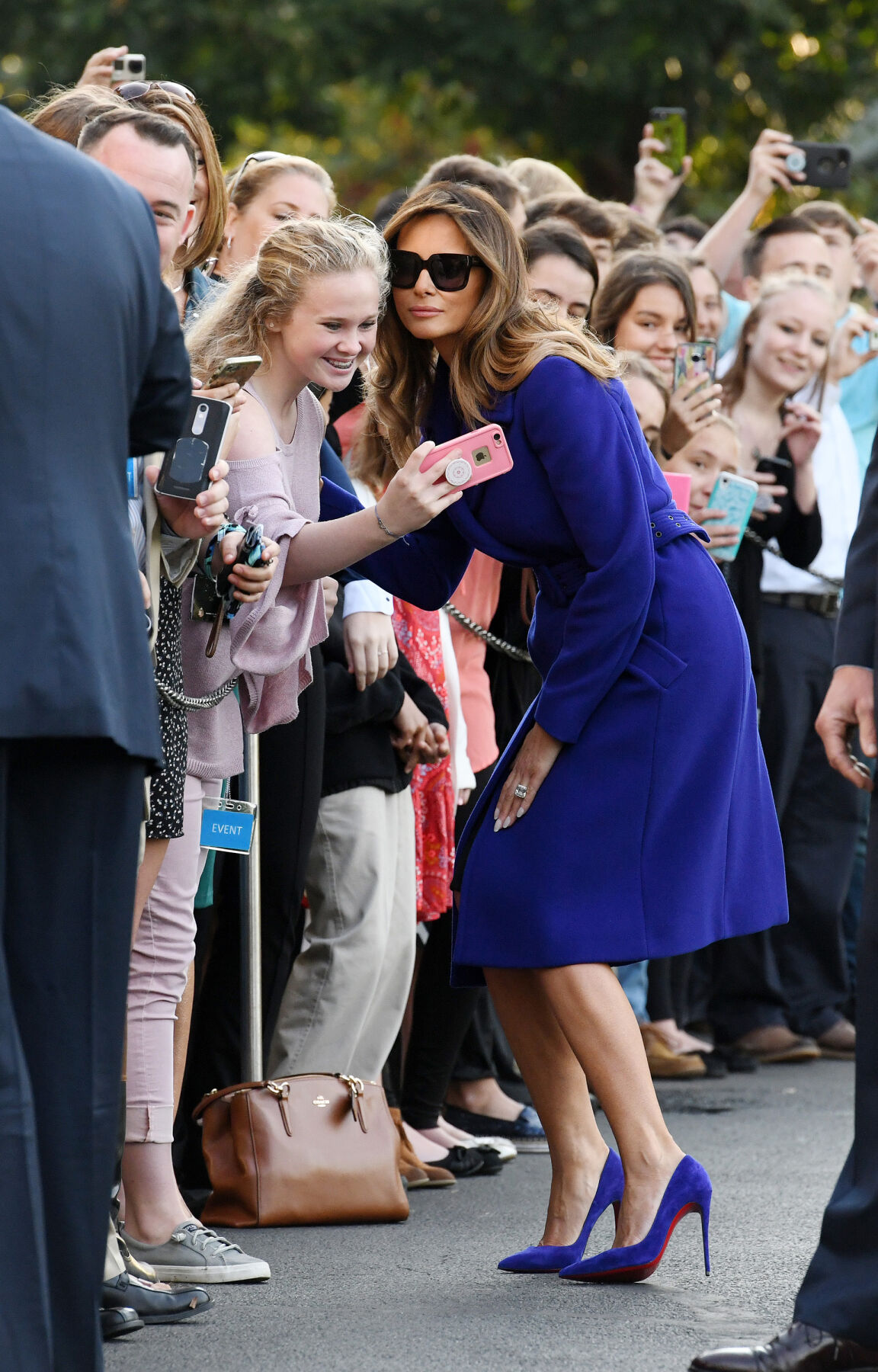 First lady selfie